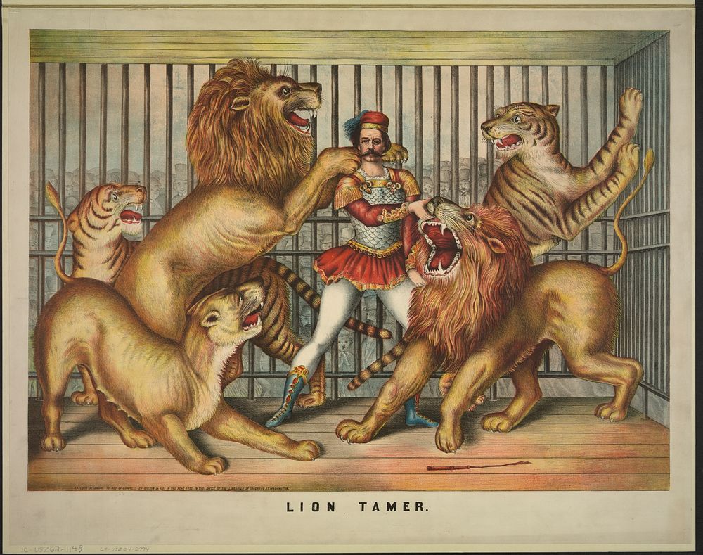 Lion tamer, Gibson & Co. (Cincinnati, Ohio)