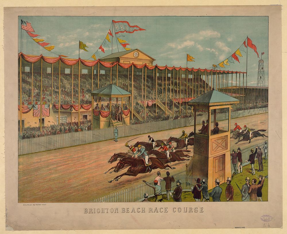 Brighton Beach Race Course / N.Y. Lith. Co. 198 Fulton St. N.Y.
