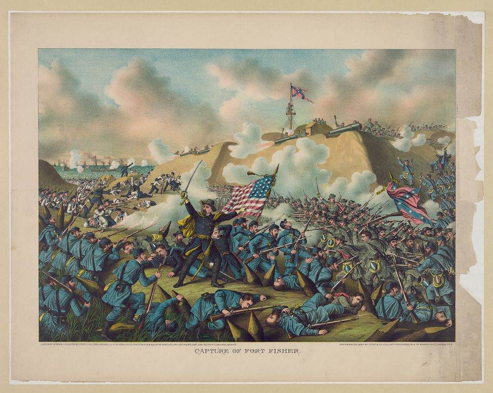 Capture of Fort Fisher, Kurz & Allison.