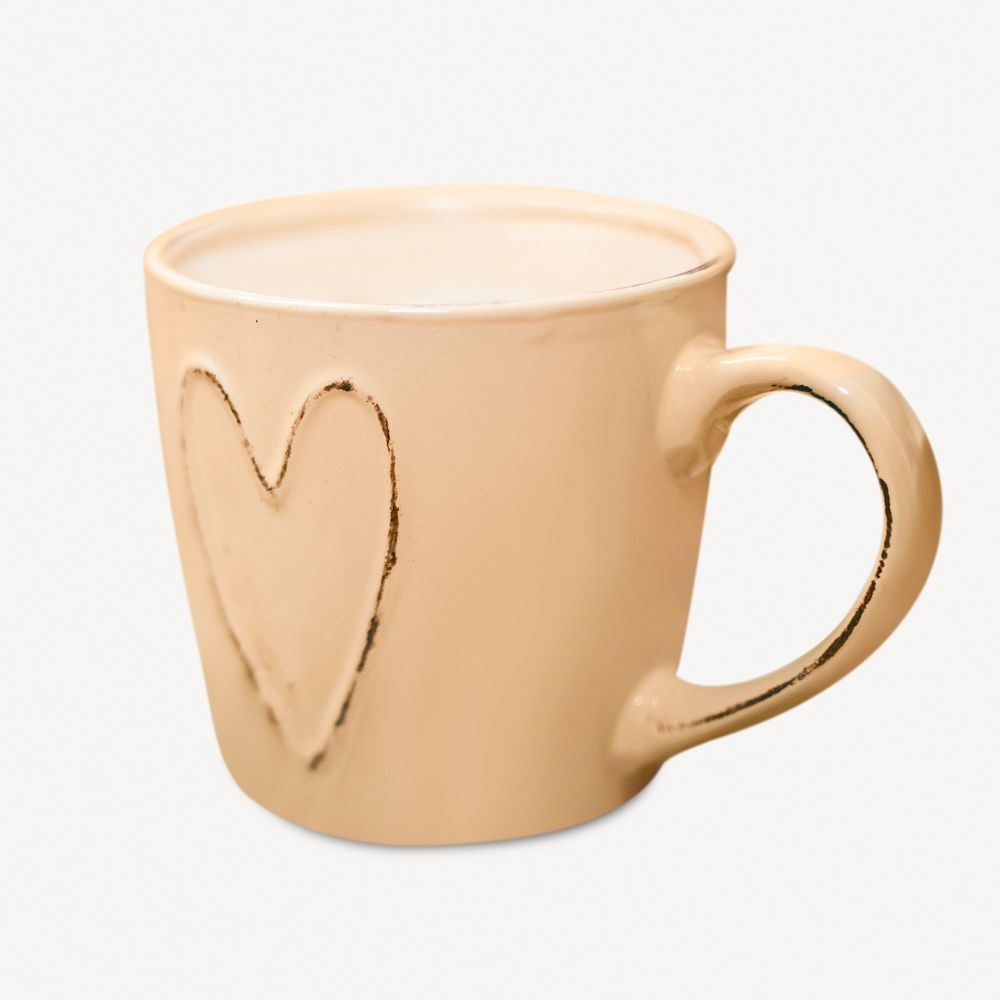Coffee mug, isolated object image psd