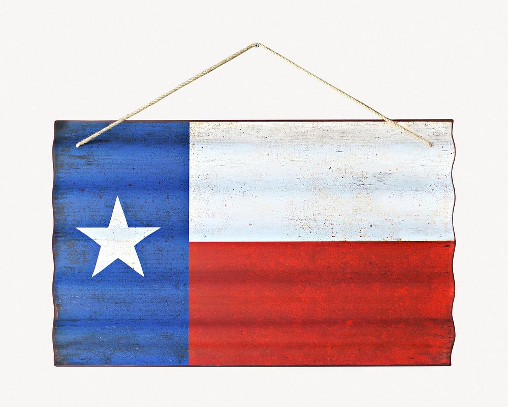 Texas State flag, isolated symbol image