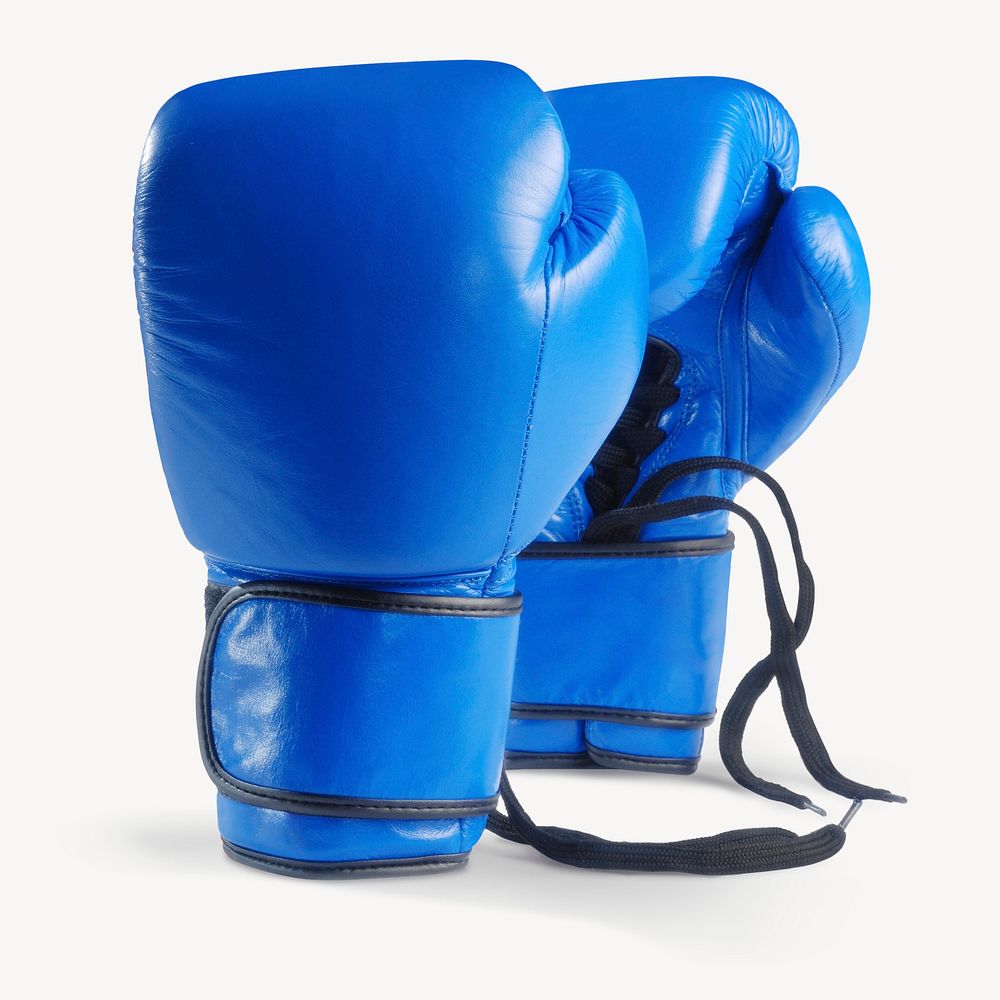 Boxing gloves, isolated object image psd