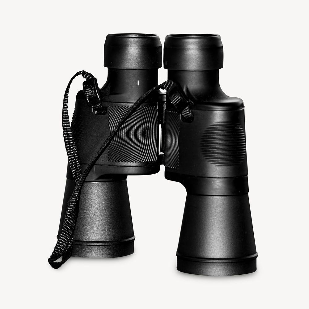 Binoculars, isolated object image psd