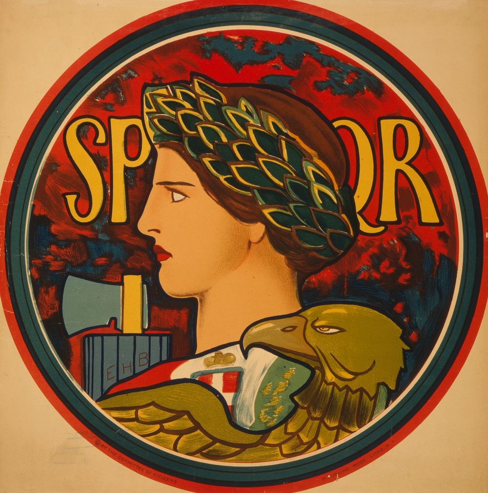 SPQR / EHB ; M. Rusling Wood, Litho., N.Y., Blashfield, Edwin Howland, 1848-1936, artist