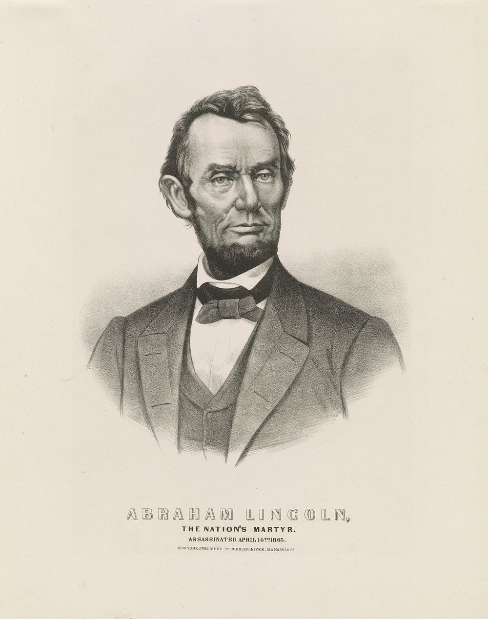 Abraham Lincoln:The Nation's Martyr, Currier & Ives.