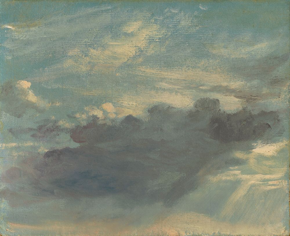 Cloud Study (c. 1821–1822) painting in high resolution by John Constable. 