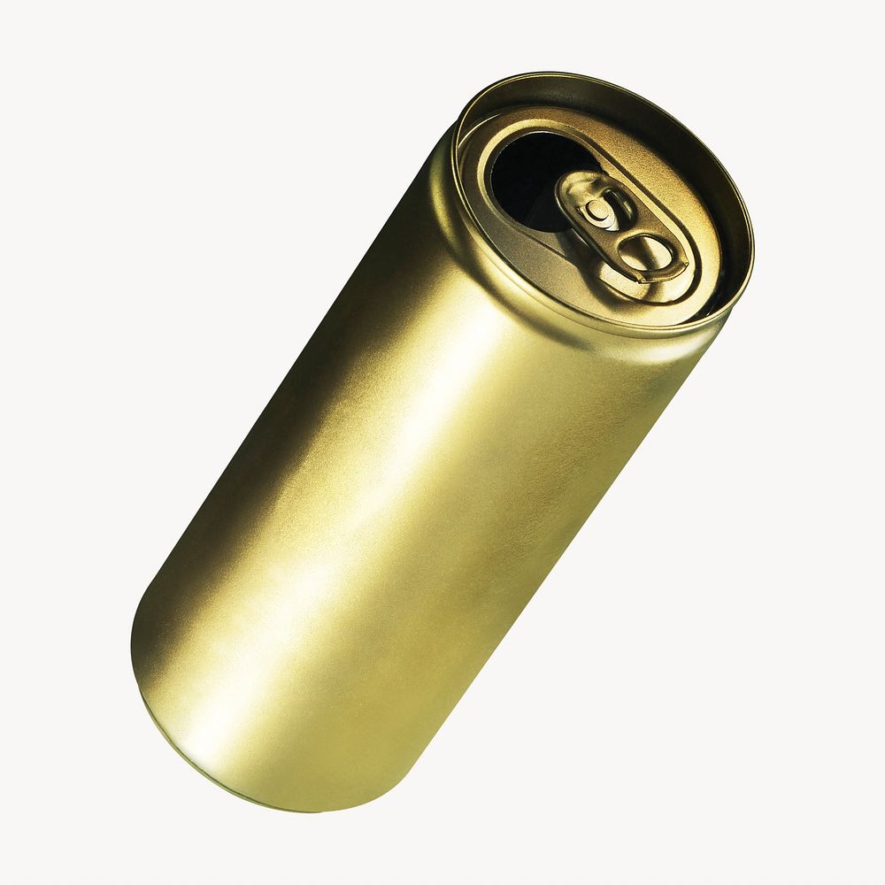 Soda can, isolated object image