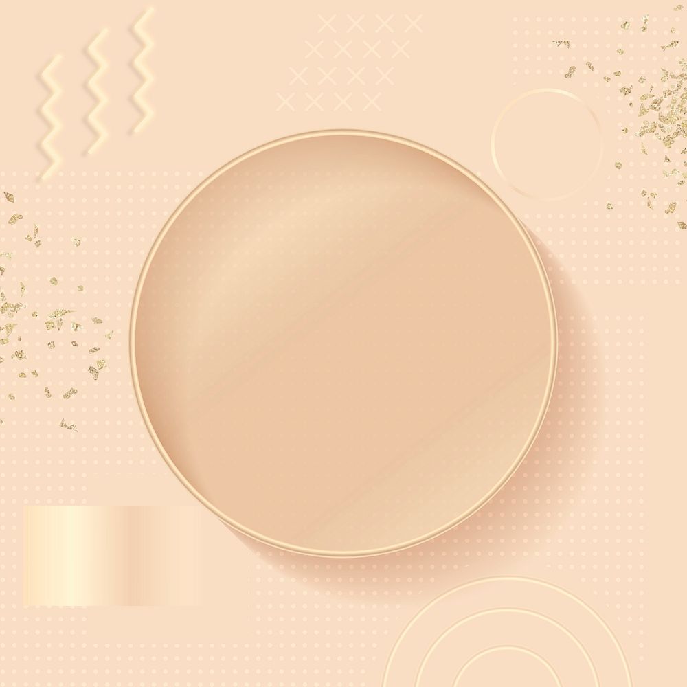 Rose gold frame background, elegant design