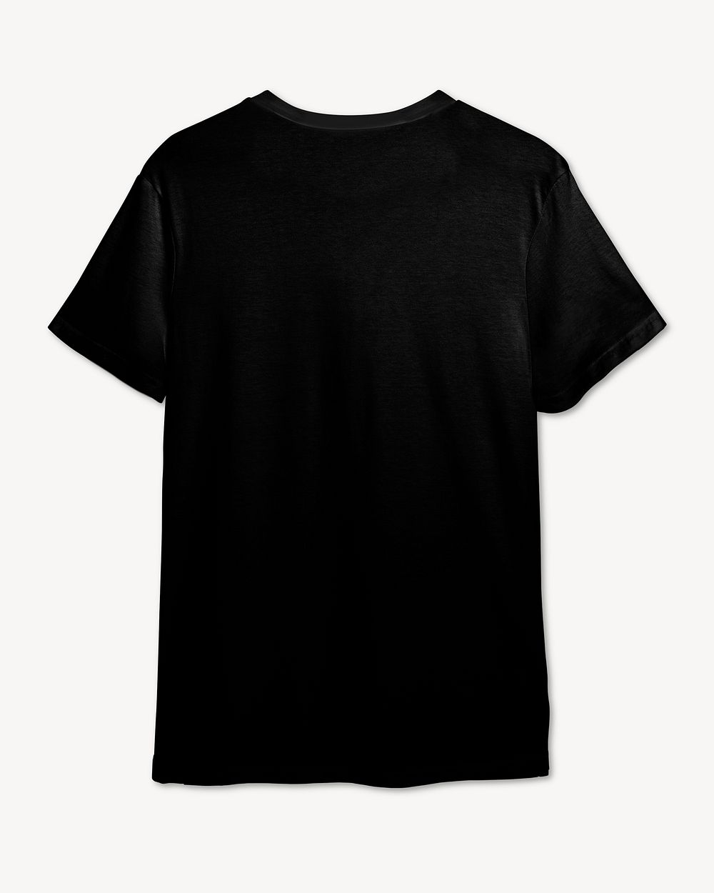 Black t shirt mockup casual apparel Free PSD Mockup rawpixel