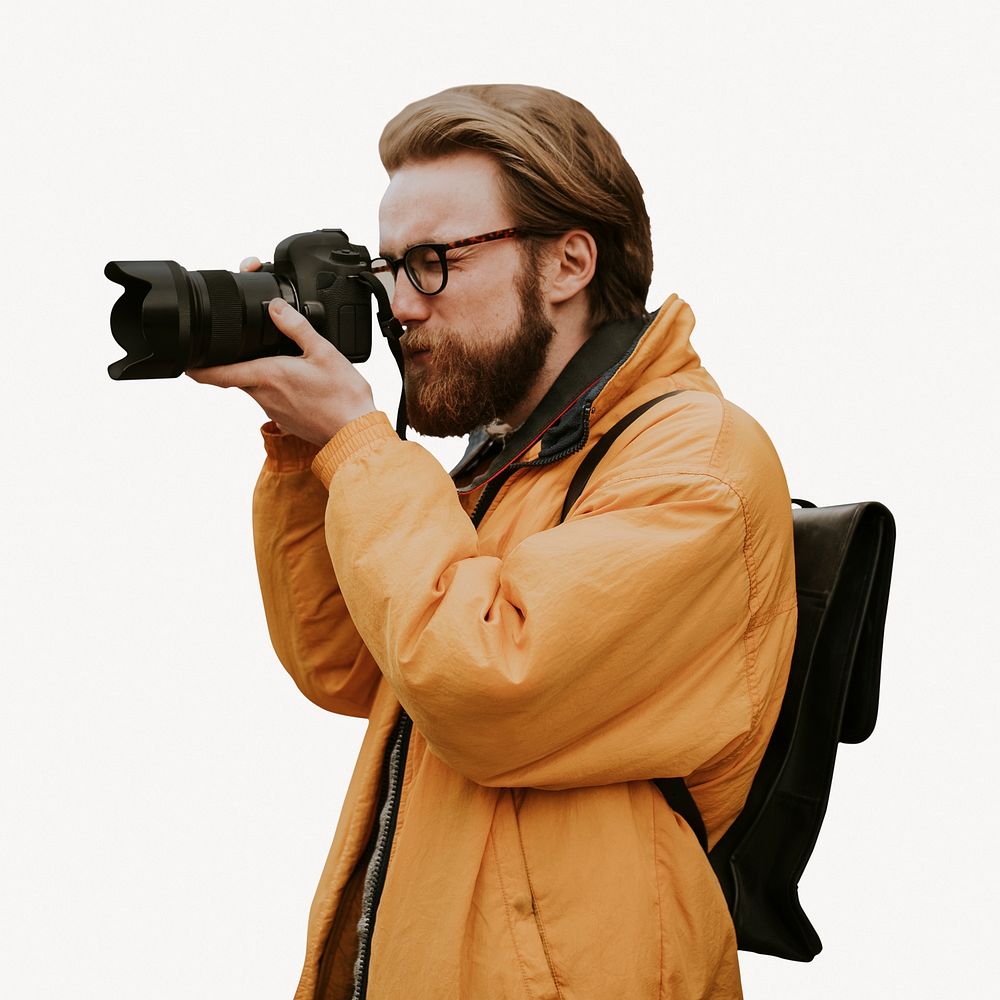 Photographer taking photo, travel image