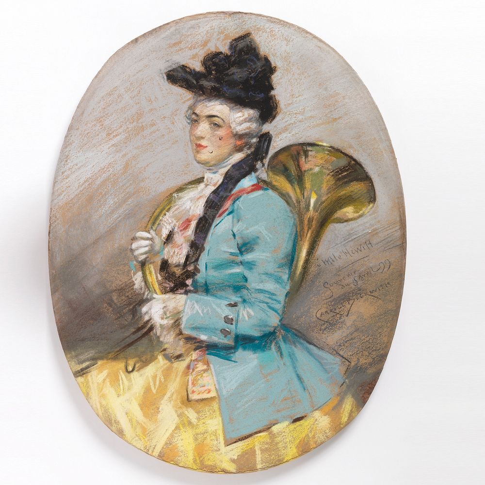 Portrait of Sarah Cooper Hewitt in French Costume