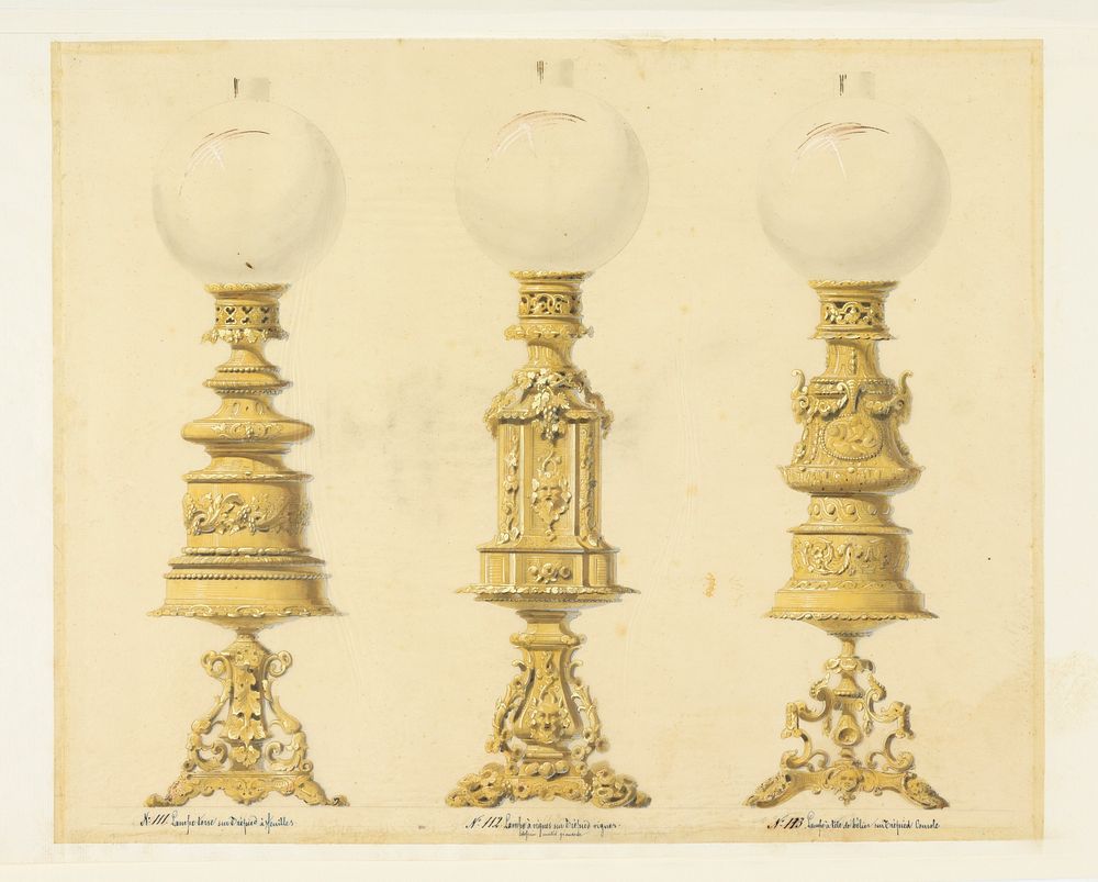 Design for Three Lamps