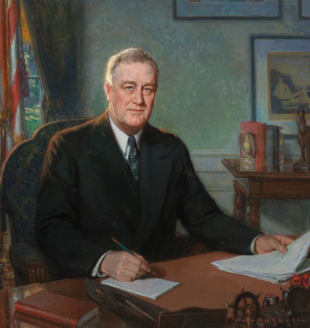 Franklin D. Roosevelt by Henry Salem Hubbell