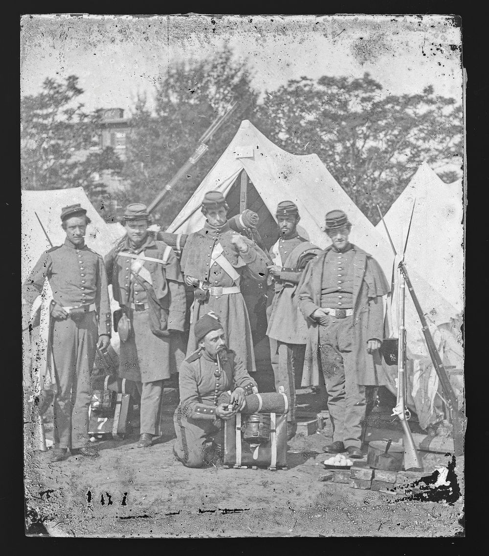 Camp Scene/New York 7th Regiment