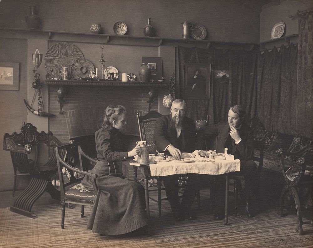 Elbert Hubbard, James Pond and Frances Benjamin Johnston