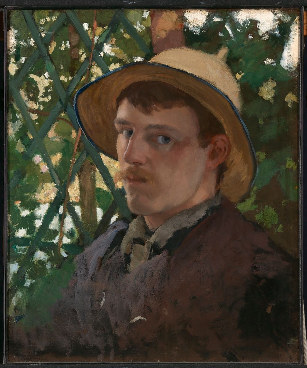 Self-Portrait at Montigny by Will H. Low