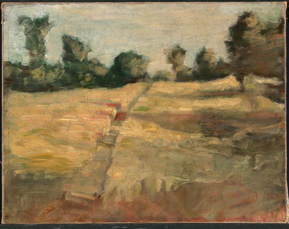 The Field by Alice Pike Barney, born Cincinnati, OH 1857-died Los Angeles, CA 1931