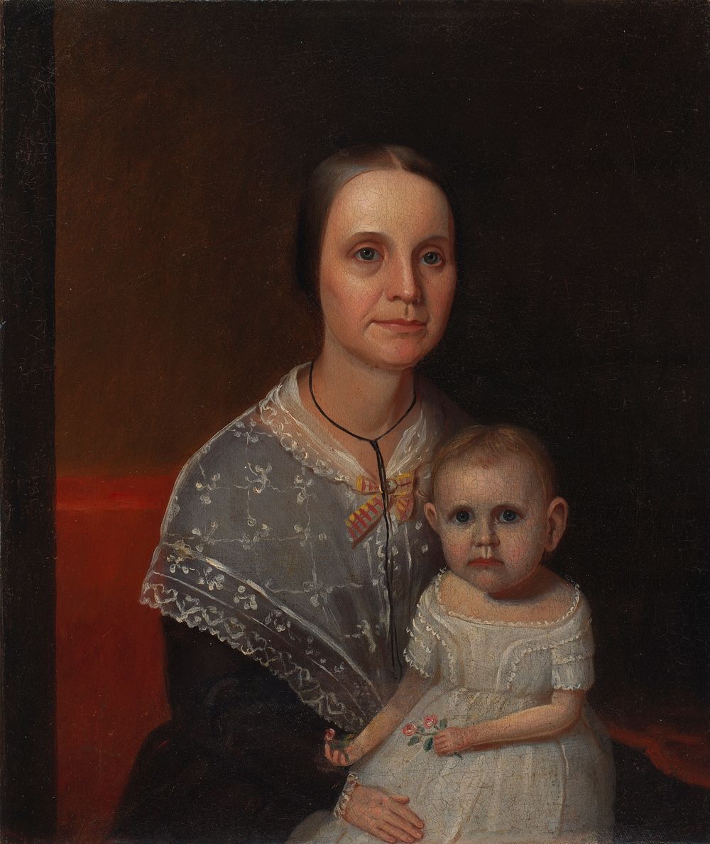 Portrait of a Mother and Child, Unidentified