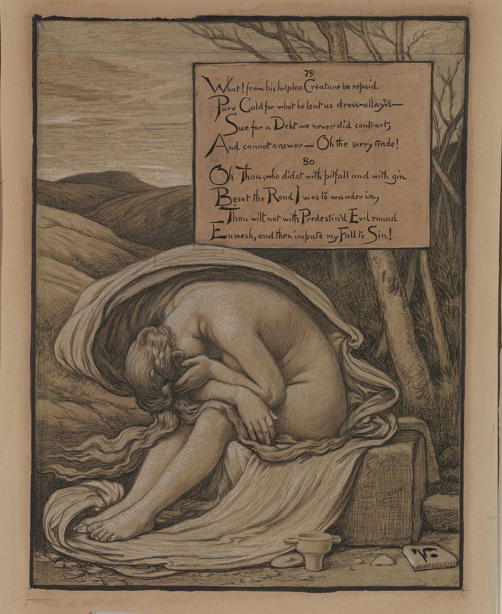 (Illustration for Rubáiyát of Omar Khayyám) The Magdalen