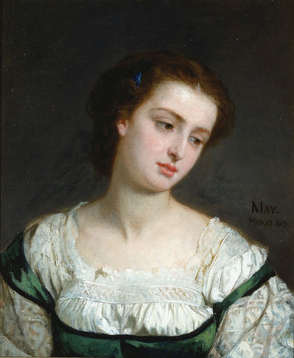 Portrait of a Young Woman by Edward Harrison May