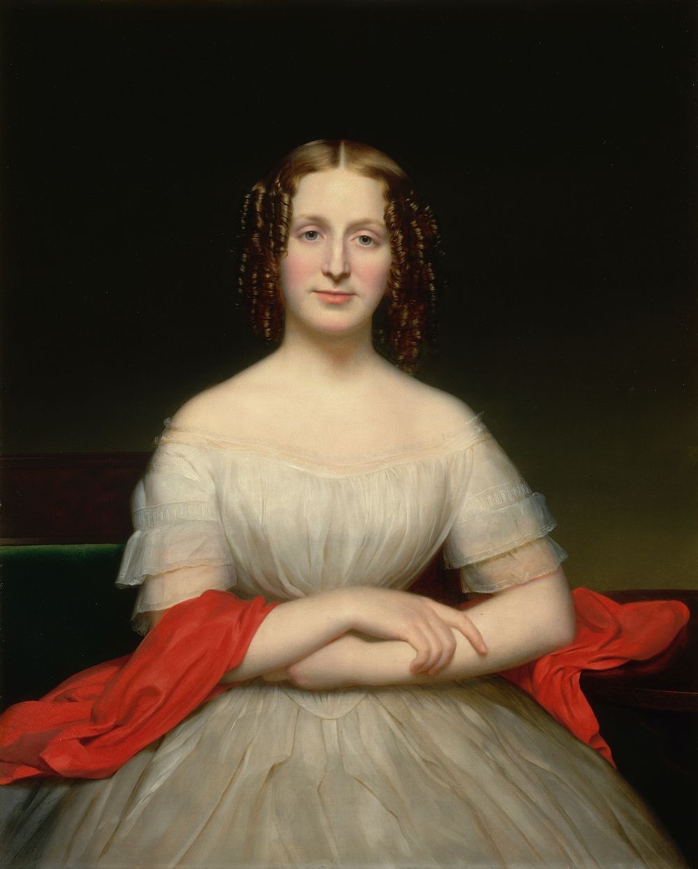 Portrait of Fidelia Marshall by Charles Cromwell Ingham