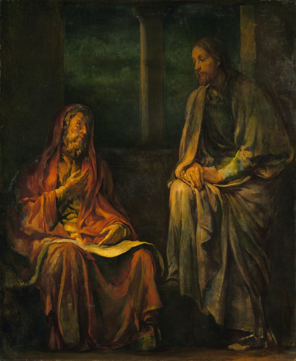 Visit of Nicodemus to Christ by John La Farge