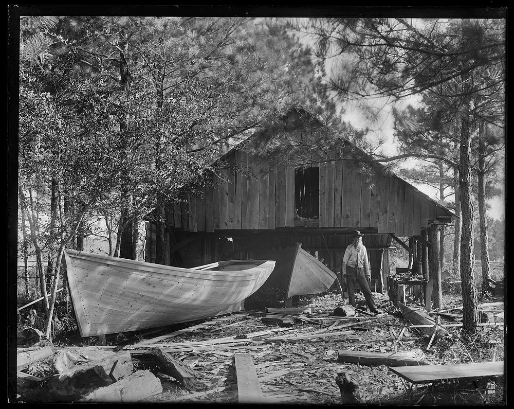 Creef Boatworks at Wanchese on Roanoke Island, North Carolina