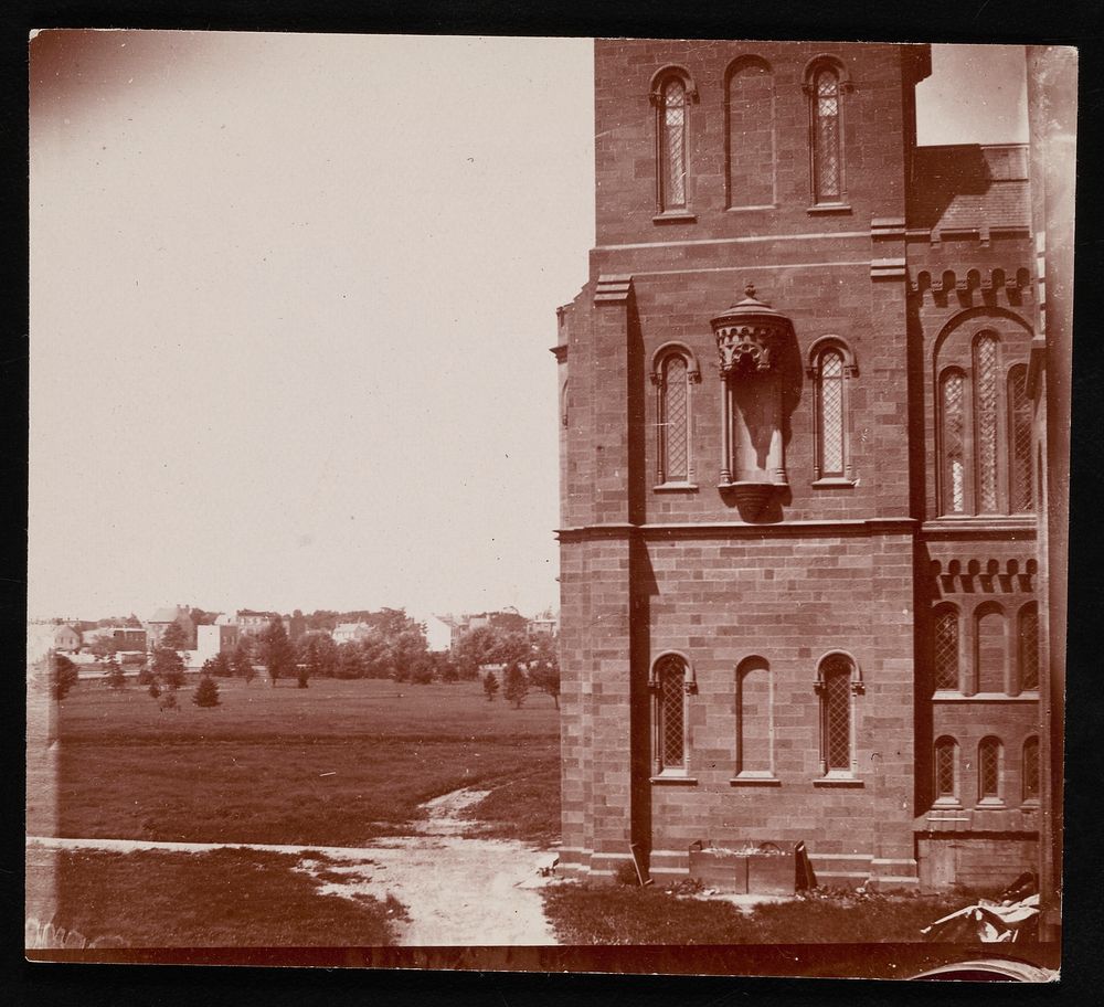 Exterior View of the Smithsonian Institution Building, or Castle