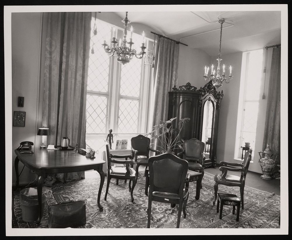 Fifth Floor, South Tower, Smithsonian Institution Building, or Castle - Office of Wilton S. Dillon