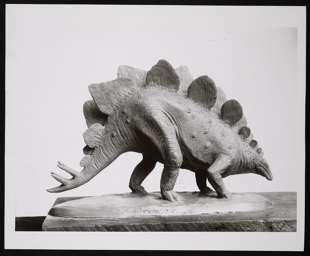 Division of Paleontology, Miniature Model of a Stegosaurus