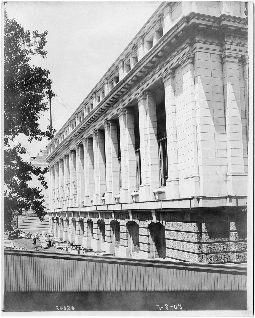 Construction of the United States National Museum Building