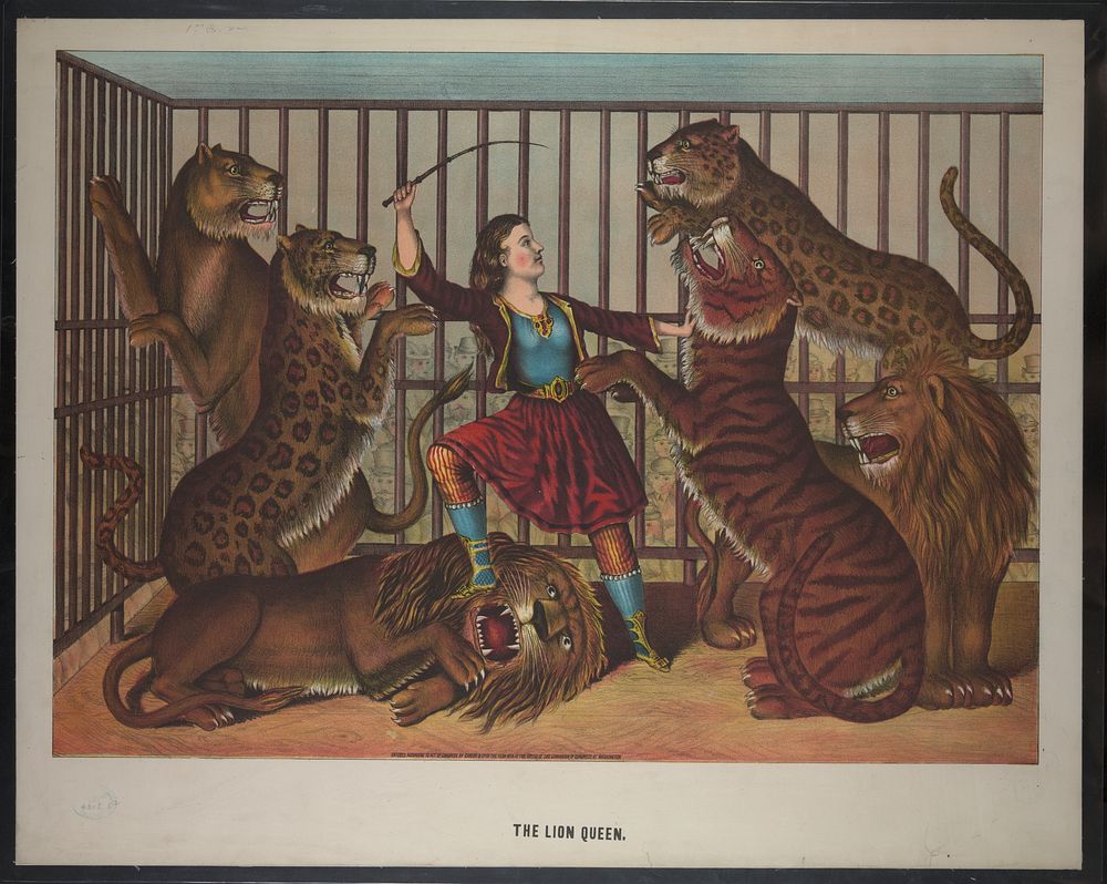 The lion queen (1874). Original from the Library of Congress.