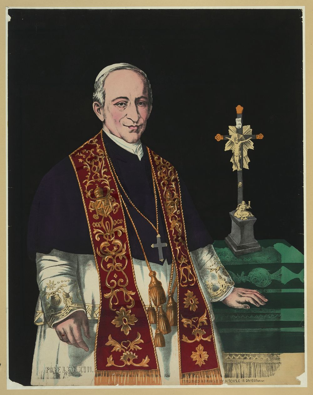 Pope Leo XIII (1878). Original from the Library of Congress.