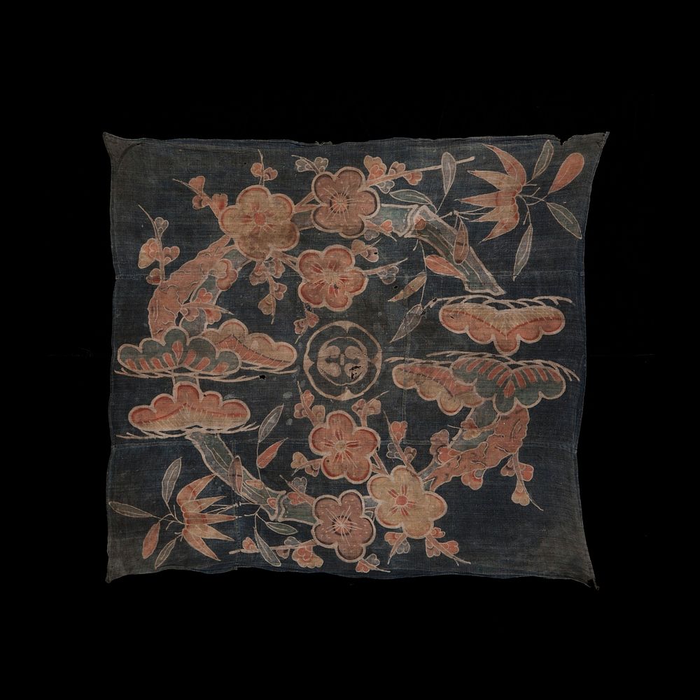 Wrapping cloth (uchikui) during 19th century textile in high resolution.  Original from the Minneapolis Institute of Art.