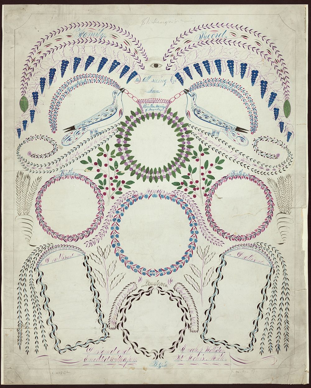 Design for engraving (1870). Original from the Library of Congress.