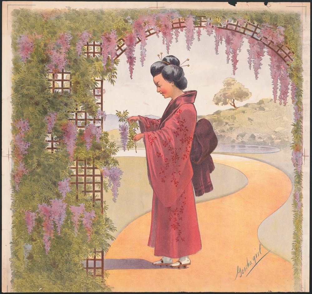 Geisha girl (1902). Original from the Library of Congress.