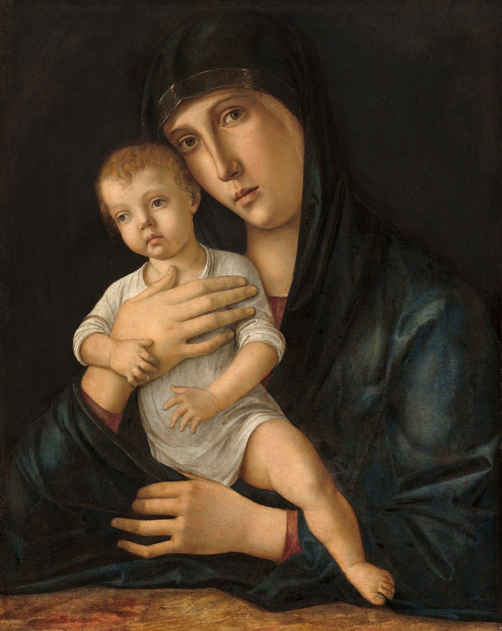 Madonna and Child (ca. 1480&ndash;1485) by Giovanni Bellini.  
