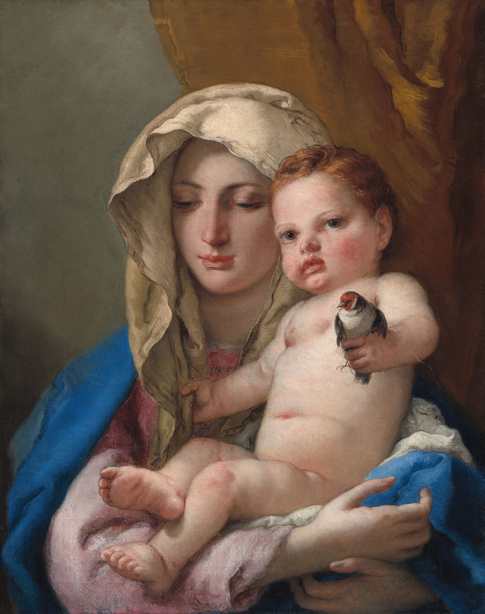 Madonna of the Goldfinch (ca. 1767&ndash;1770) by Giovanni Battista Tiepolo.  