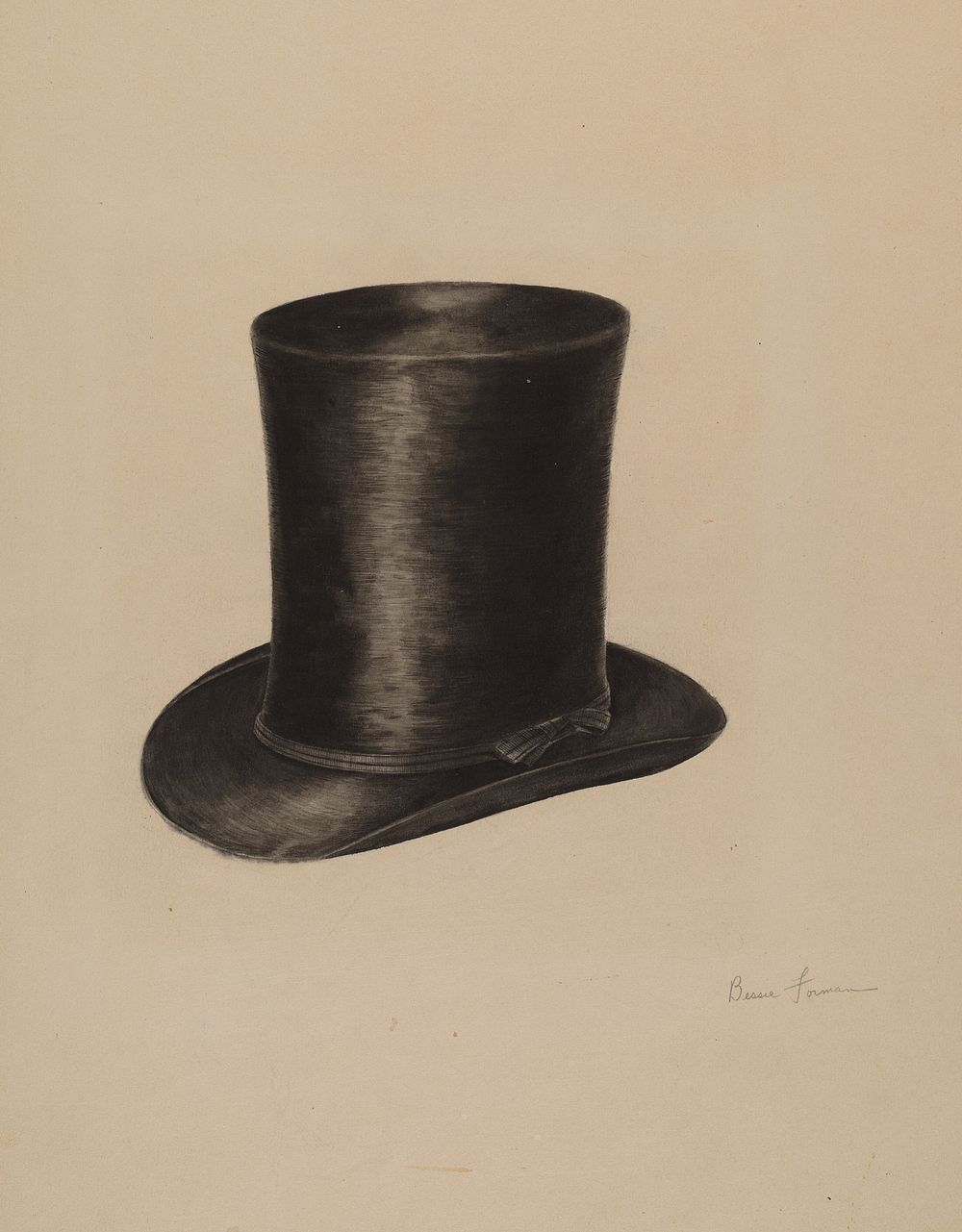 Man's Hat (1935&ndash;1942) by Bessie Forman.  