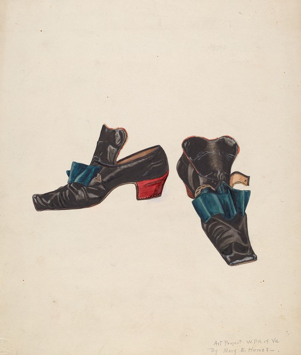 Man's Slippers (1935–1942) by Mary E. Humes.