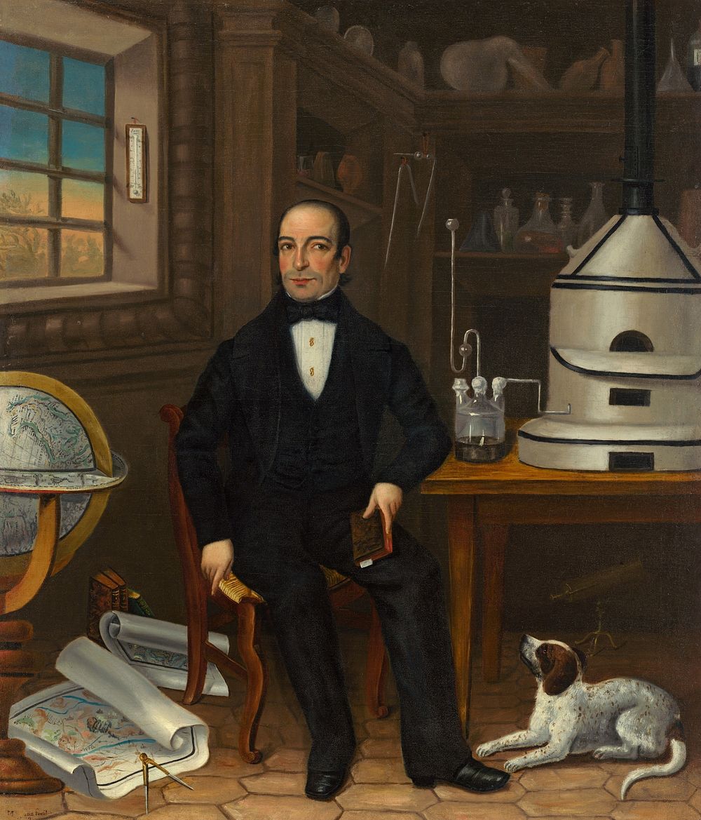 Man of Science (1839) by American 19th Century.  