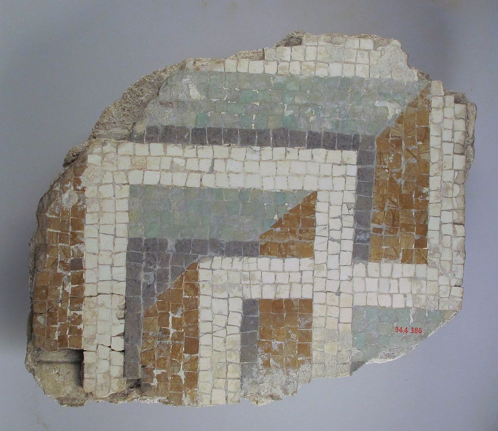 Mosaic floor fragment