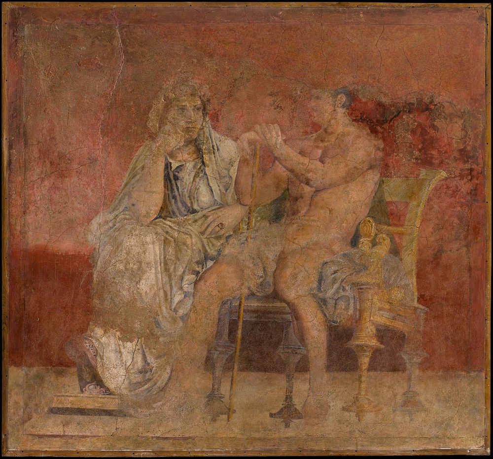 Wall painting from Room H of the Villa of P. Fannius Synistor at Boscoreale, Roman