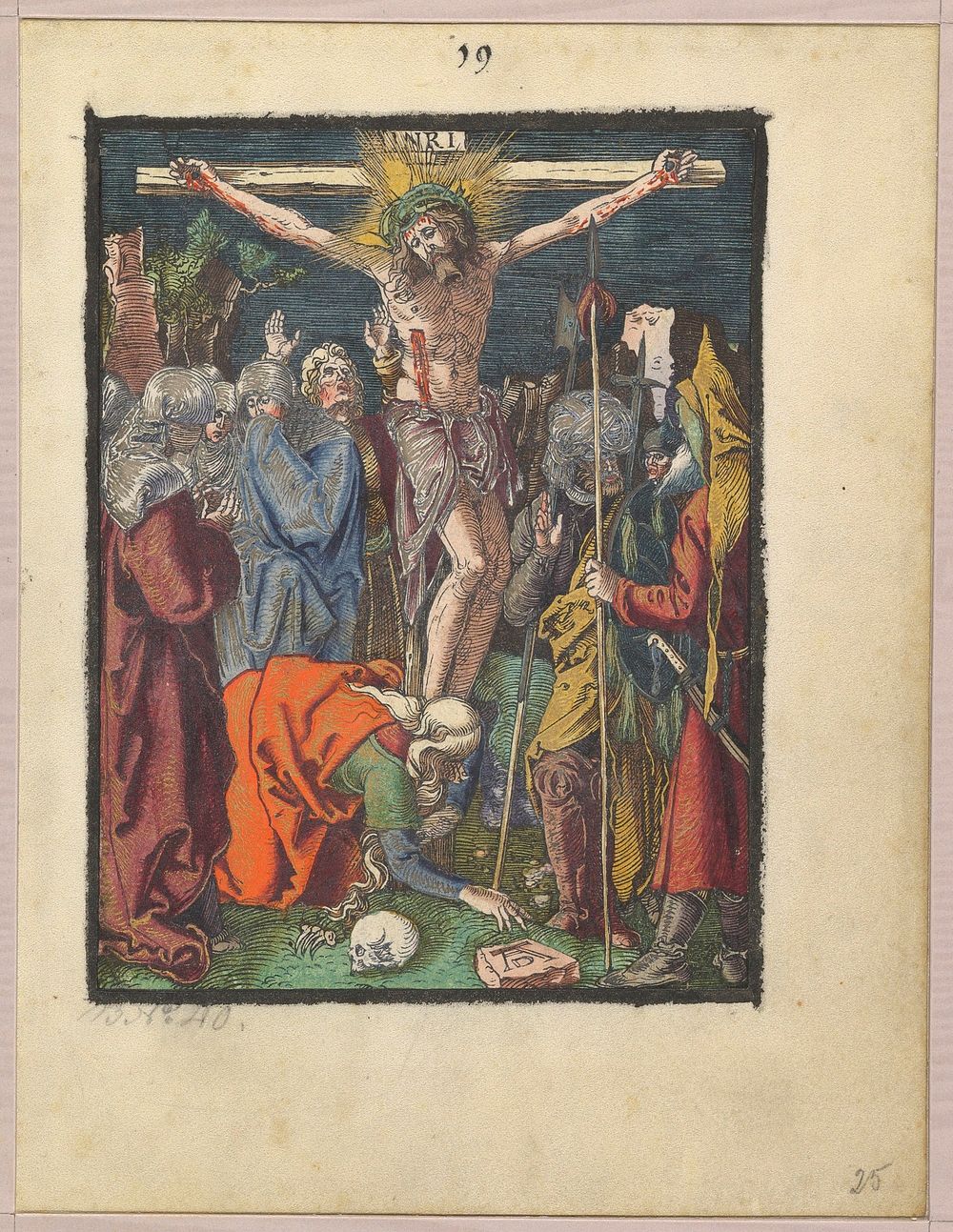 Crucifixion, from the Small Woodcut Passion