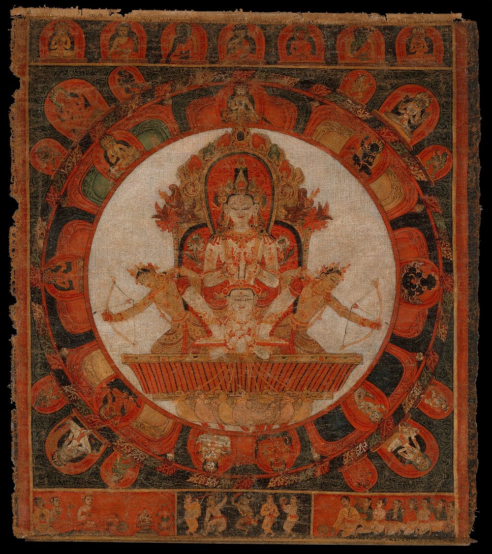 Mandala of Chandra, God of the Moon, Nepal (Kathmandu Valley)
