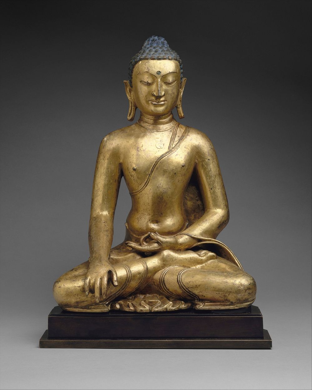 Buddha Shakyamuni or Akshobhya, the Buddha of the East