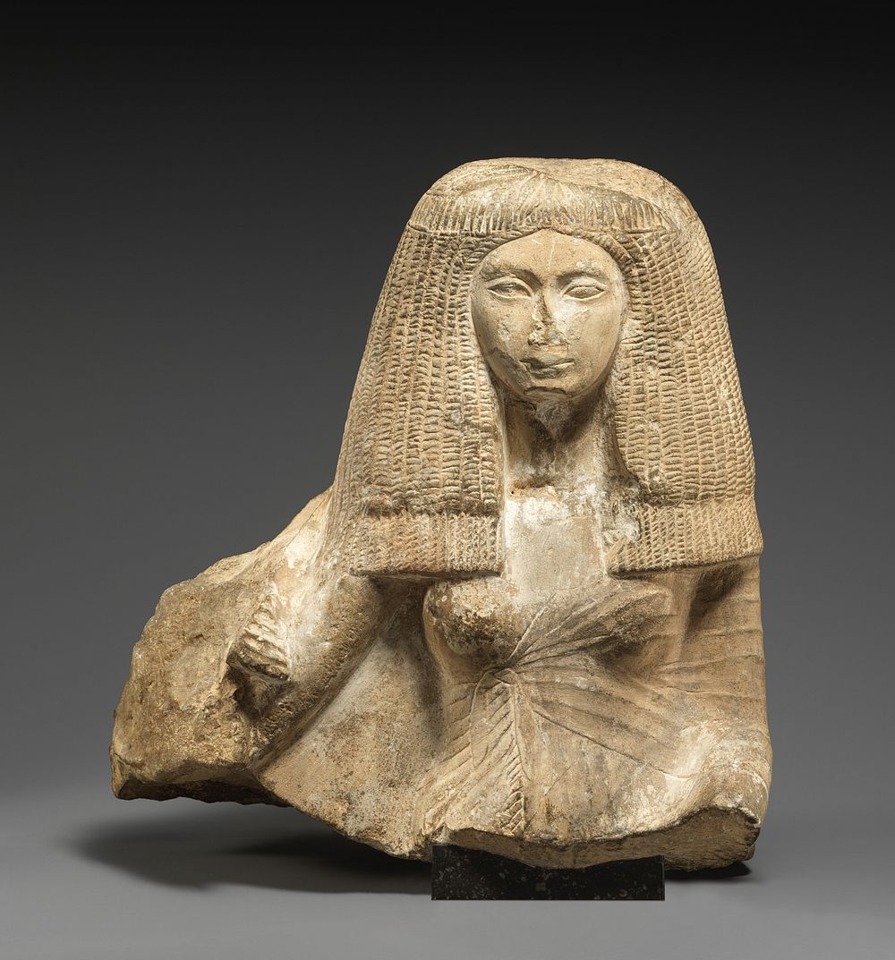 Unknown Woman from a Pair Statue, New Kingdom (late Dynasty 18&ndash;early Dynasty 19, from Egypt)