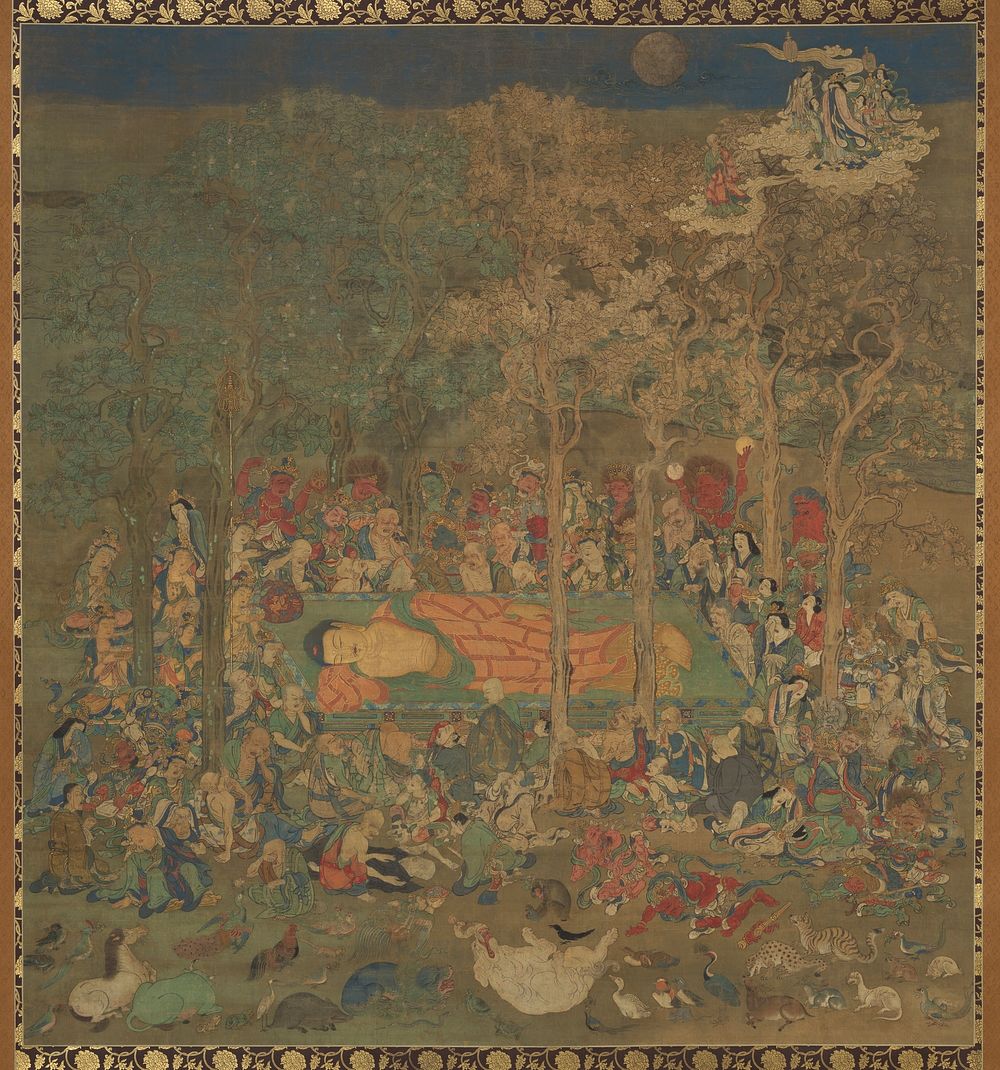 Death of the Historical Buddha (Nehan-zu), Japan