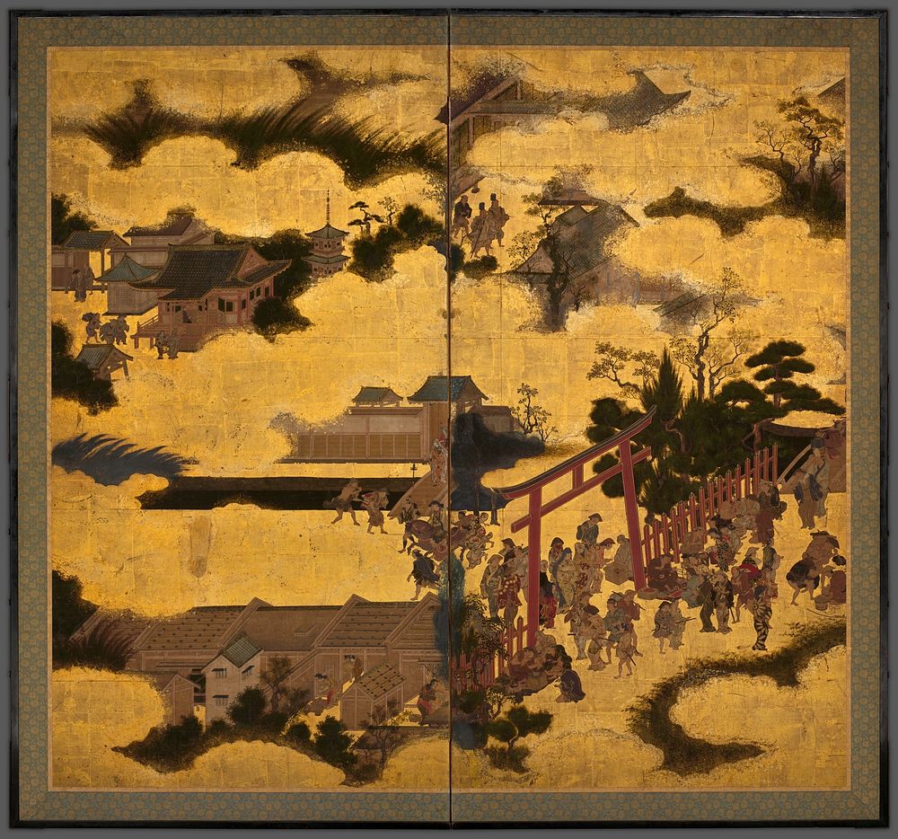 The Torii Gate of Gion Shrine