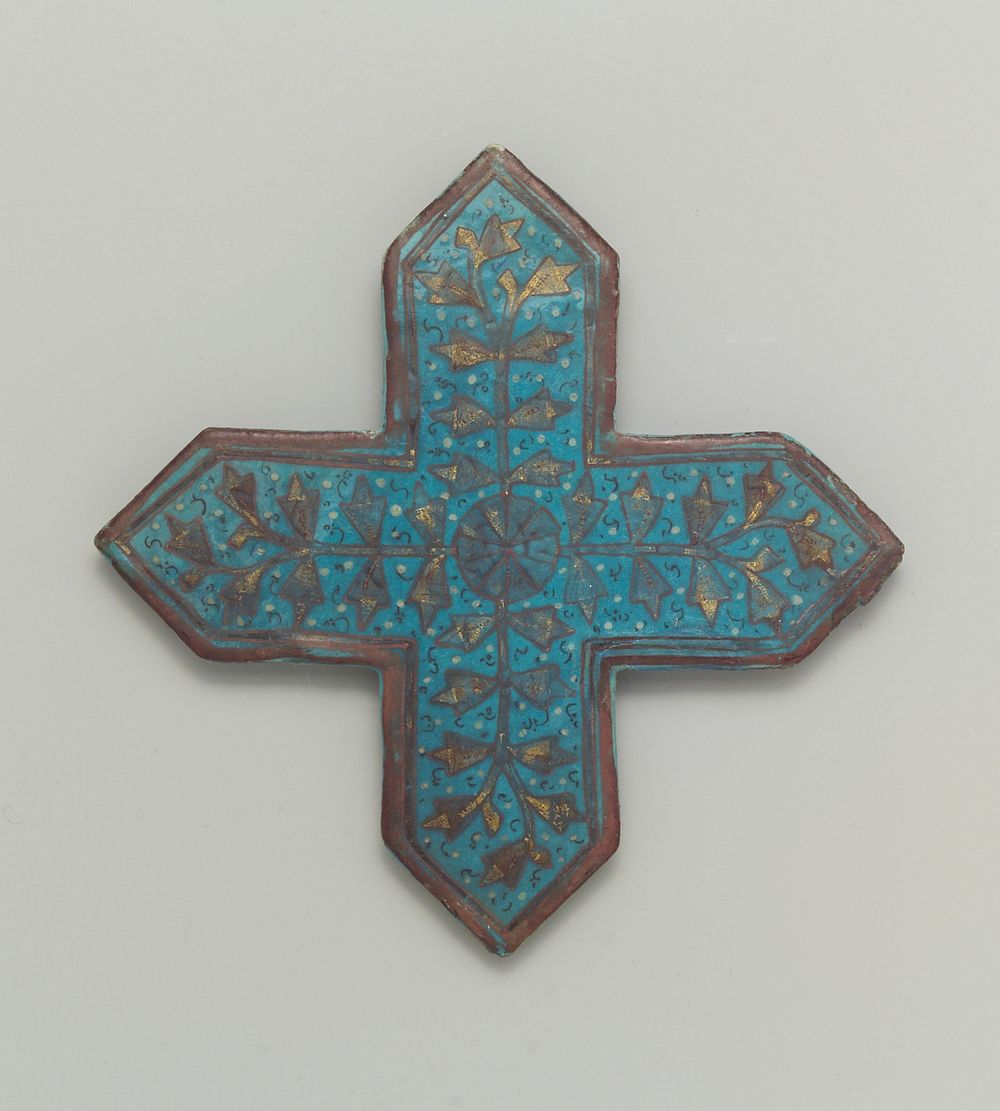 Cross-Shaped Tile, second half 13th&ndash;early 14th century